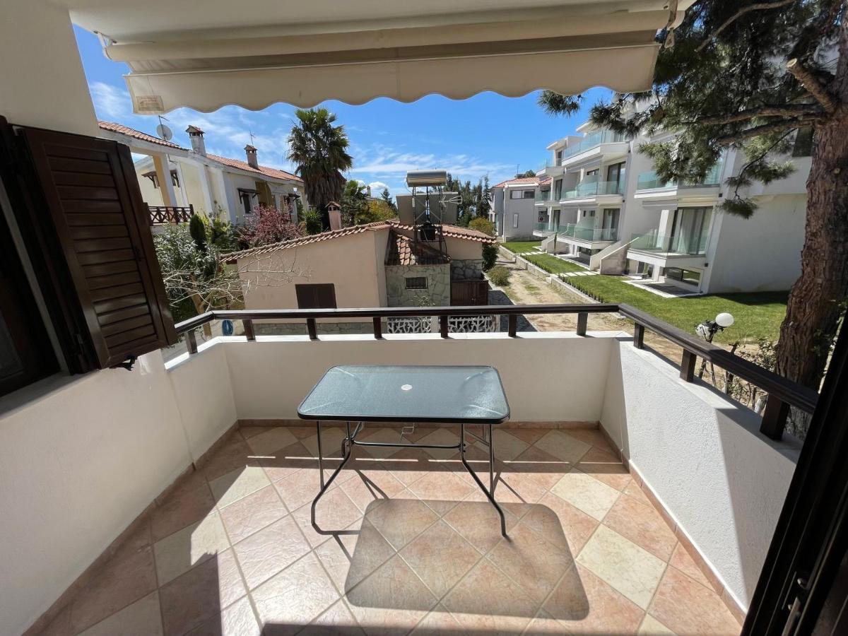 Galazia Akti Seaside Apartments Nikíti Eksteriør bilde
