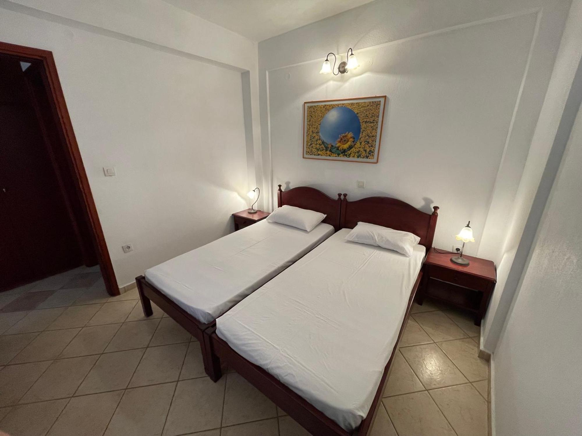 Galazia Akti Seaside Apartments Nikíti Rom bilde